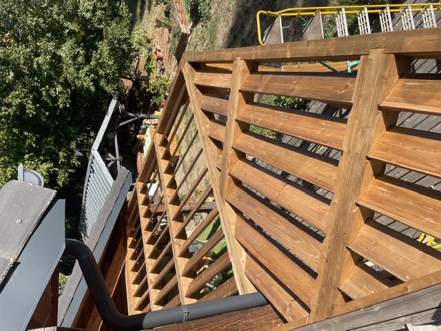 Pergolas avec 1 pan coupé – photo 1