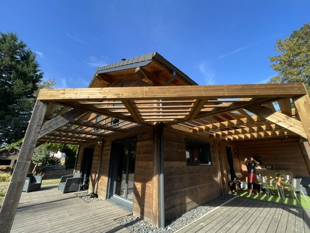 Pergolas avec 1 pan coupé