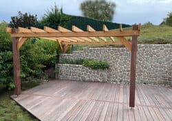Pergola bois