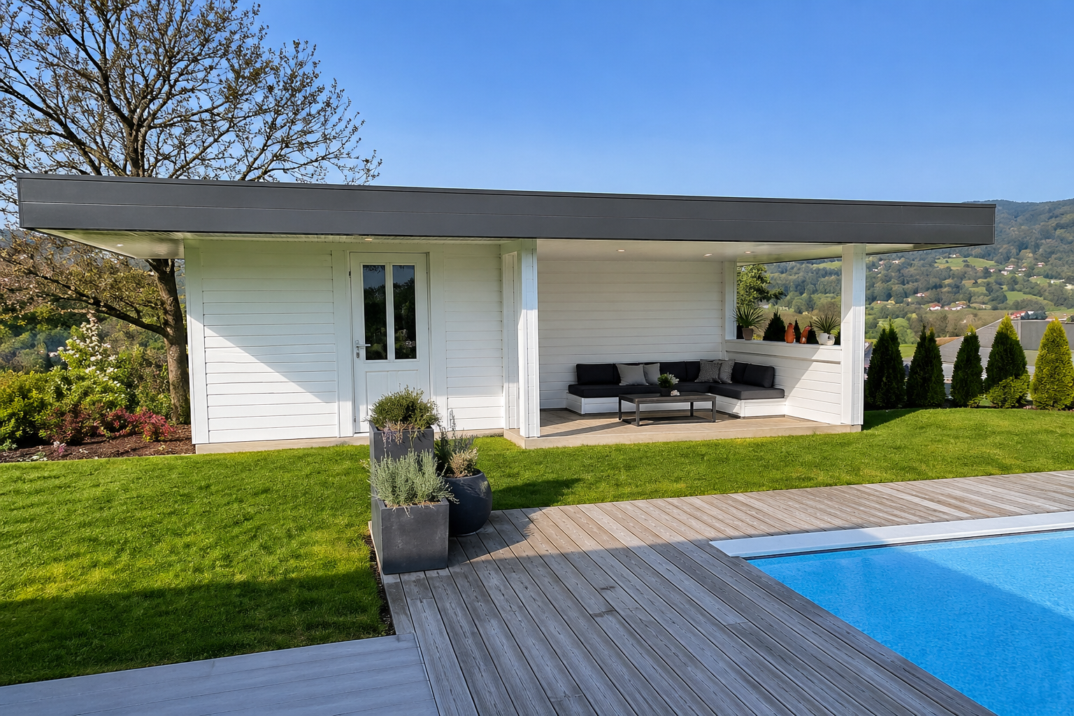 Pool house