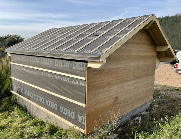 pose pare-pluie effectué par workwood