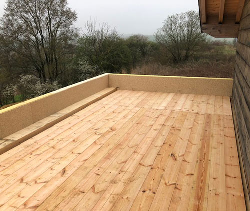 construction toiture terrasse extension bois vosges